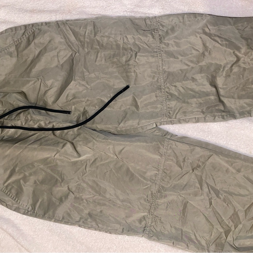 Olive Green Drawstring Pants